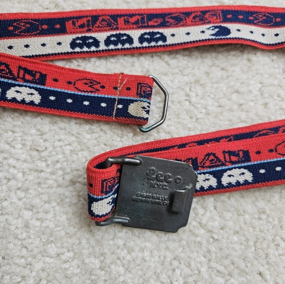 Pac Man Kids Vintage 1980 Bally Belt